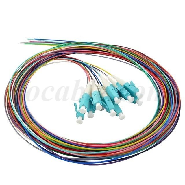 12 Fibers Pigtail Color-coded LC OM3 0.9mm