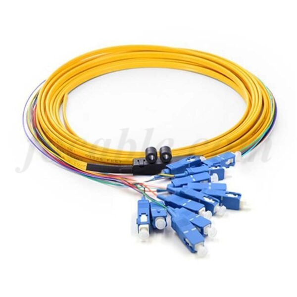 Ribbon Fan-out Fiber Pigtail SC 12F 0.9mm