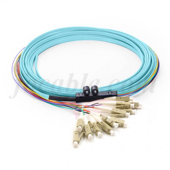 Ribbon Fan-out Fiber Pigtail LC 12F 0.9mm