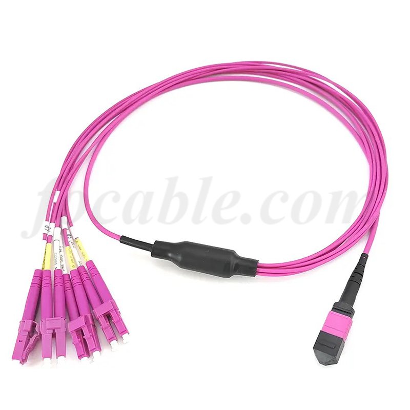 MPO-4×2LC Harnesses Cable OM4 2.0mm